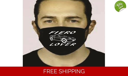 Pontiac Fiero Lover Face Mask Cotton Washable Social Distancing stop the spread